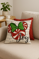 housse de coussin mickey et minnie pour Noël