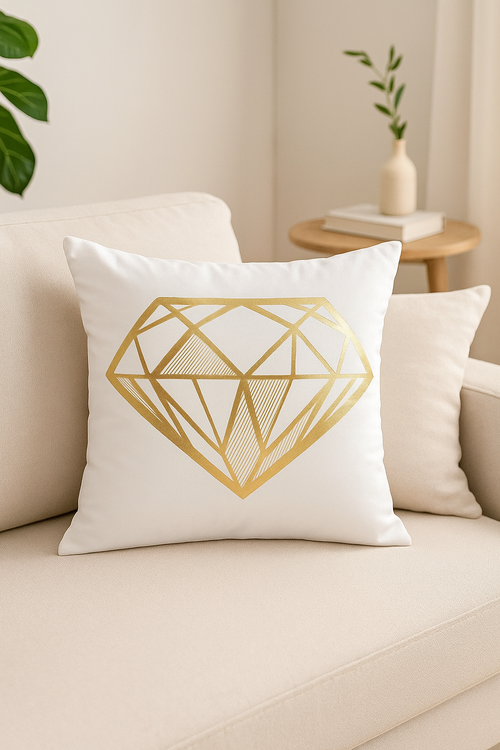 housse de coussin moderne à motif géométrique végétal pour canapé - vue 2 sur 2