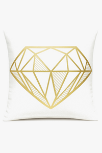 housse de coussin moderne à motif géométrique végétal pour canapé