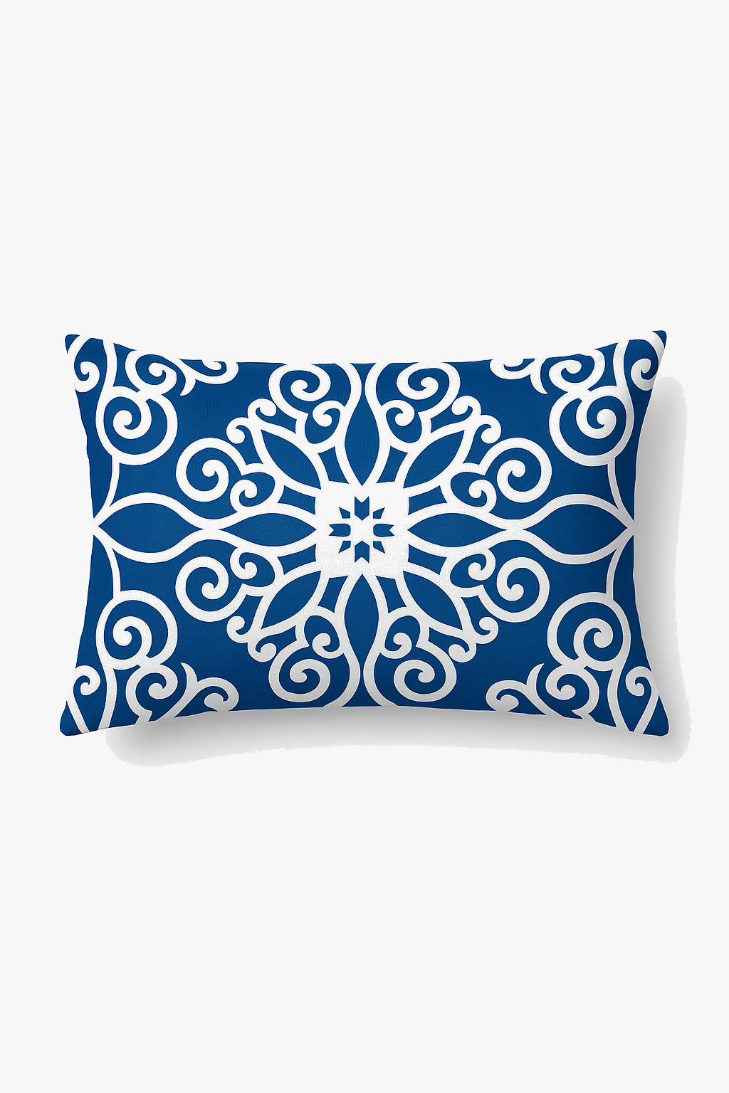housse de coussin motif animaux marins bleus 30 x 50 cm