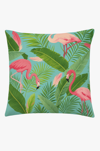 housse de coussin motif flamant rose pour décoration intérieure