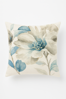 housse de coussin motif floral feuilles de ginkgo