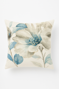 housse de coussin motif floral feuilles de ginkgo