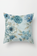 housse de coussin motif floral ginkgo pour déco intérieure