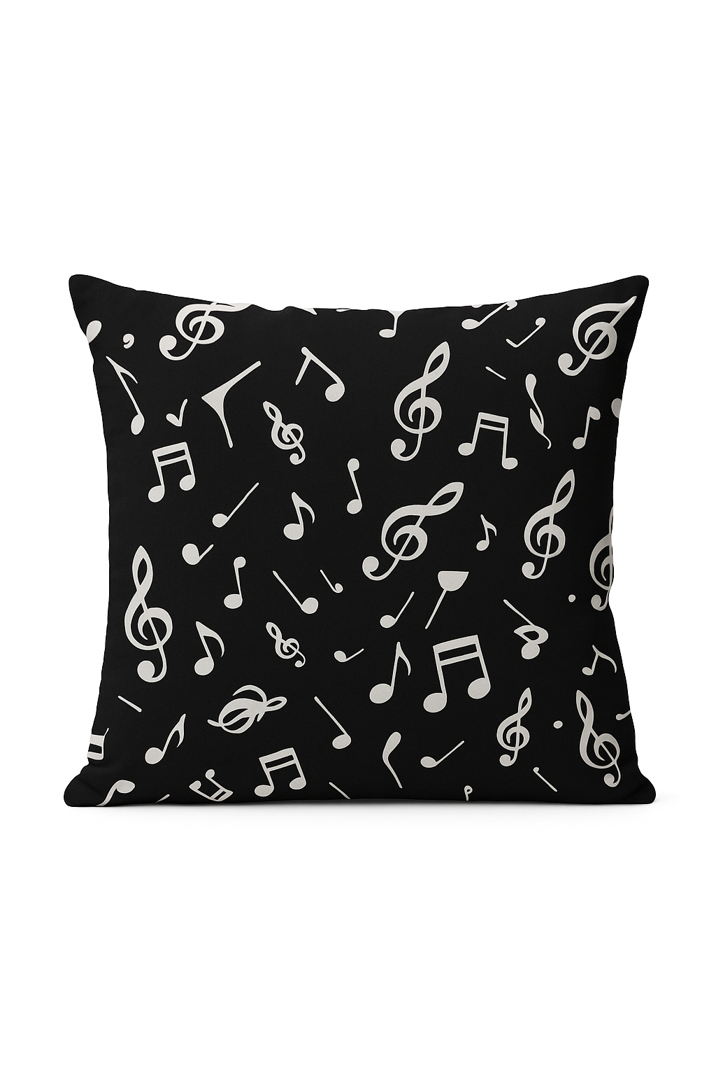 housse de coussin motif notes de musique pour intérieur et voiture