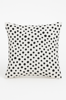 housse de coussin noire et blanche géométrique moderne décorative