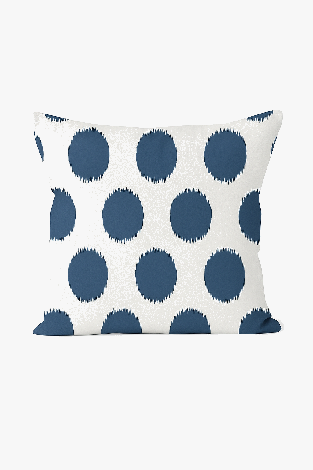 housse de coussin nordique géométrique bleu marine élégante pour canapé