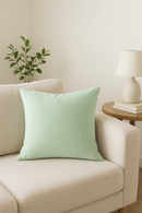 housse de coussin personnalisée en peluche douce minimaliste