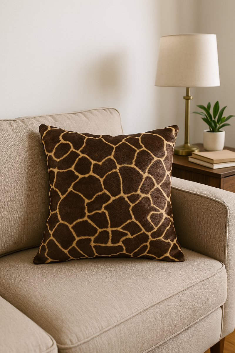 housse de coussin personnalisée motif léopard peluche douce 35 à 60 cm