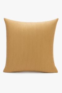 housse de coussin rayée en velours côtelé personnalisable grande taille