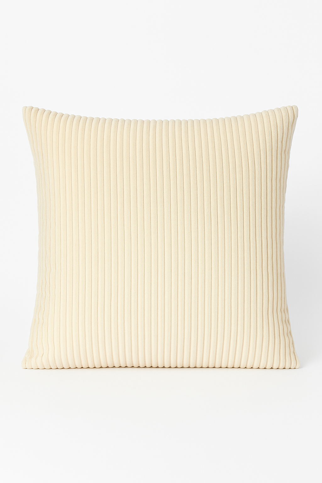 housse de coussin rayée en velours côtelé personnalisable 65x65 ou 70x70 cm