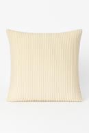 housse de coussin rayée en velours côtelé personnalisable 65x65 ou 70x70 cm