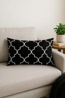 housse de coussin rectangle 30 x 50 cm motif mandala géométrique élégant