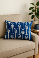 housse de coussin rectangle bleu motif animaux marins 30 x 50 cm