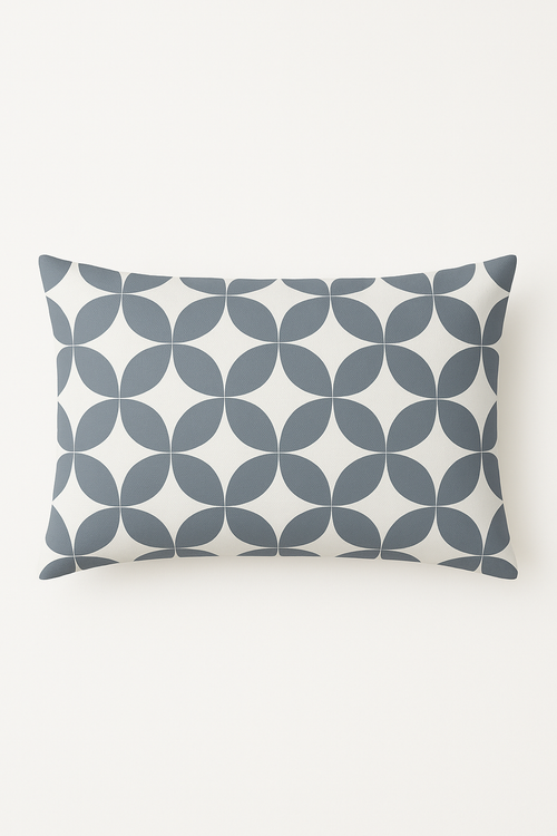 housse de coussin rectangulaire à motif géométrique coloré 30 x 50 cm
