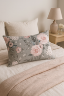 housse de coussin rectangulaire à motifs fleurs tropicales 30x50 cm