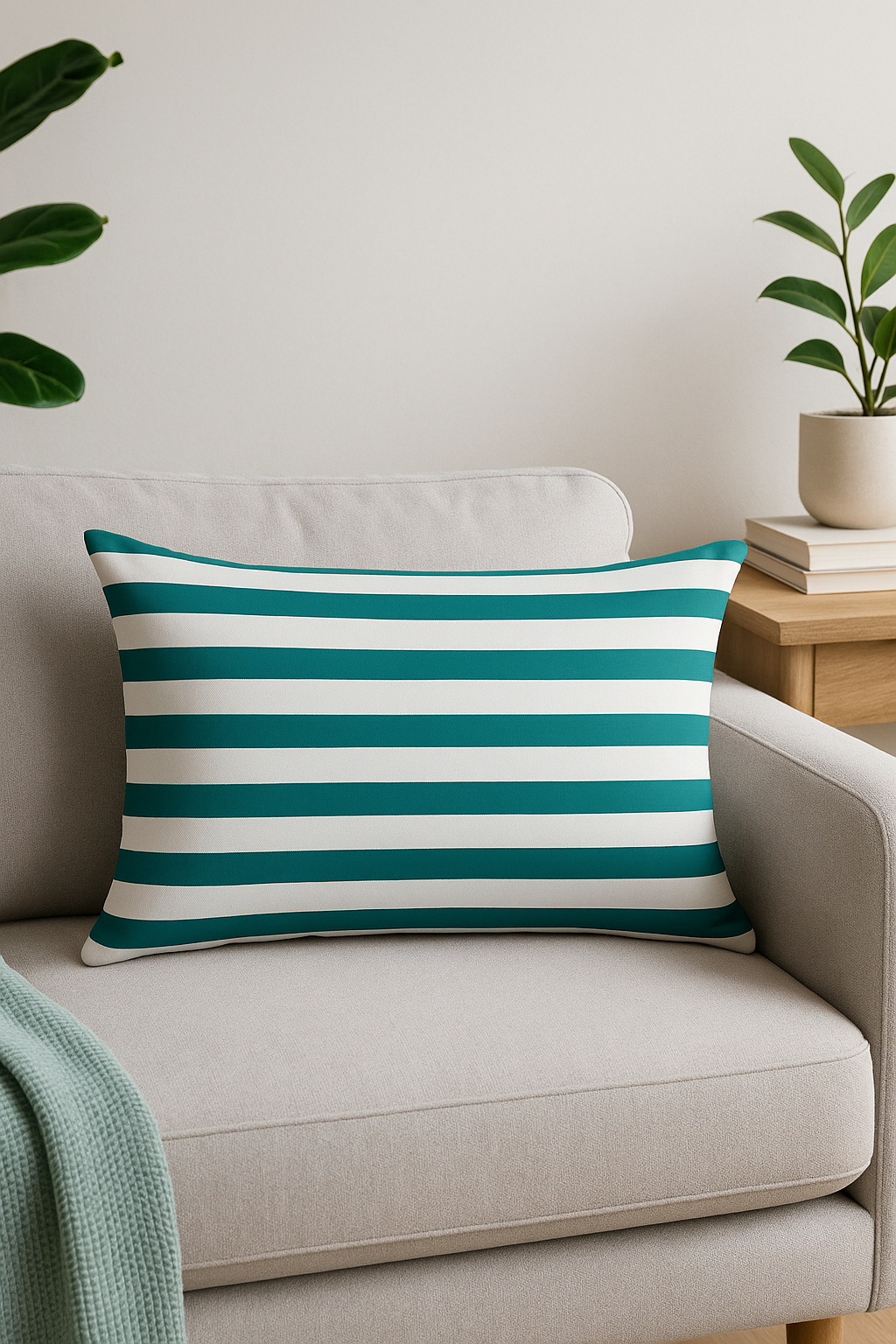 housse de coussin rectangulaire à motifs géométriques colorés 30 x 50 cm - vue 3 sur 2