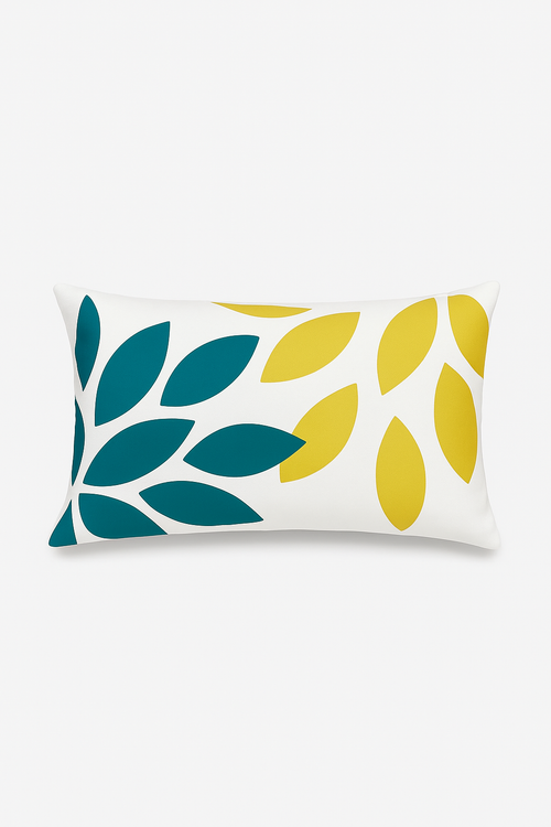 housse de coussin rectangulaire géométrique colorée 30 x 50 cm