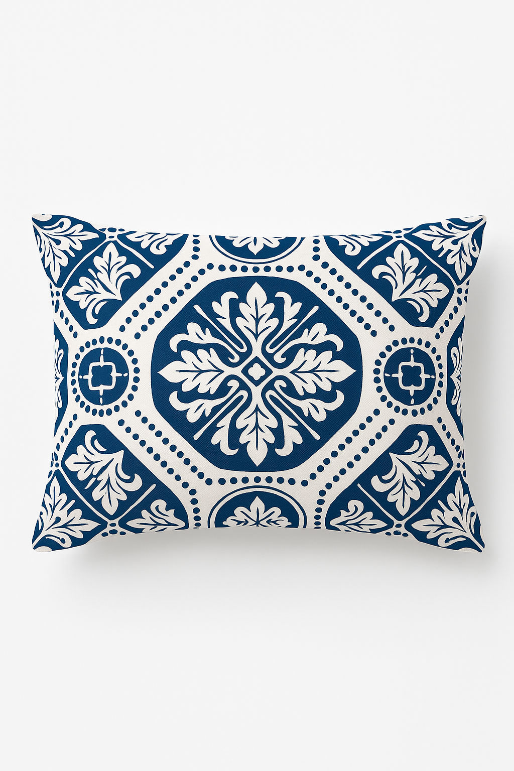 housse de coussin rectangulaire motif animaux marins bleus 30x50 cm