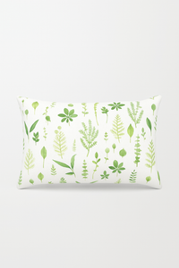 housse de coussin rectangulaire motif fleurs tropicales 30 x 50 cm