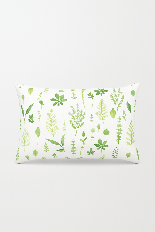 housse de coussin rectangulaire motif fleurs tropicales 30 x 50 cm