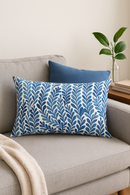 housse de coussin rectangulaire motif fleurs tropicales 30x50 cm