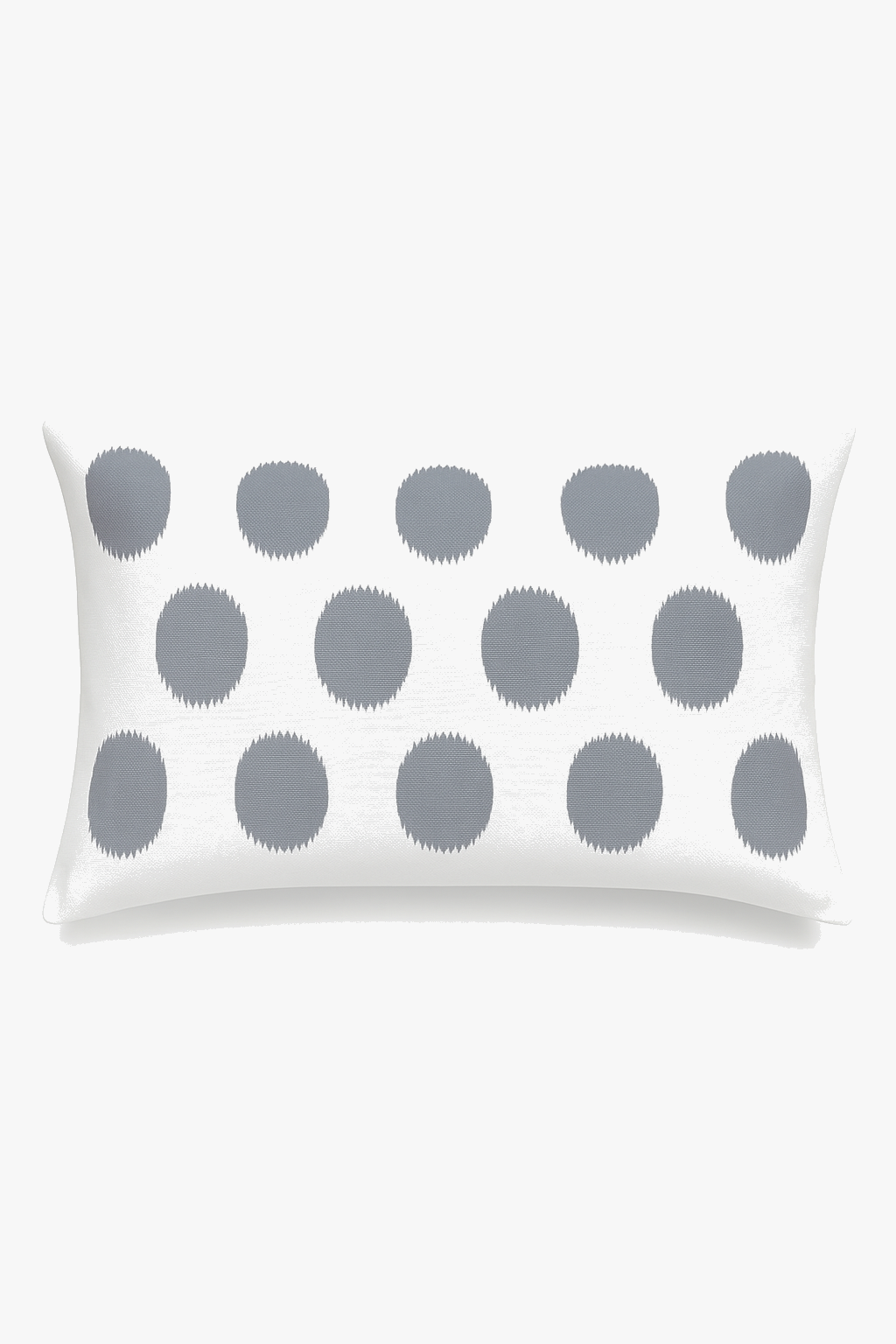 housse de coussin rectangulaire motif géométrique gris patchwork décoratif