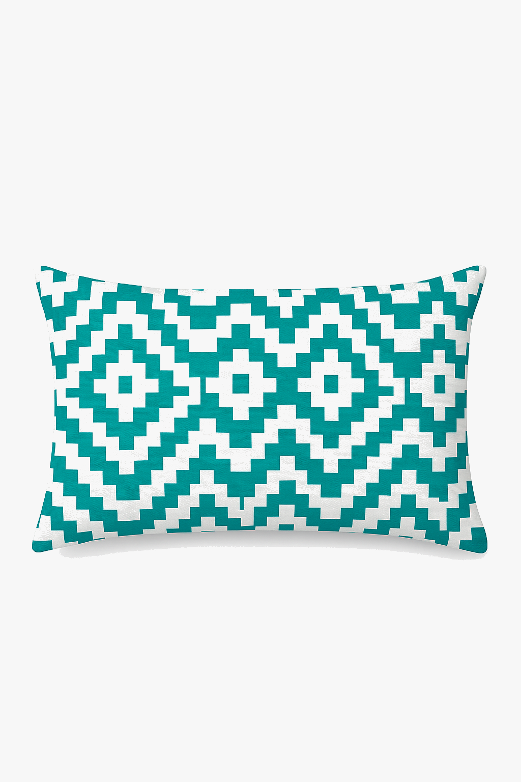 housse de coussin rectangulaire motif géométrique rayé coloré 30x50 cm
