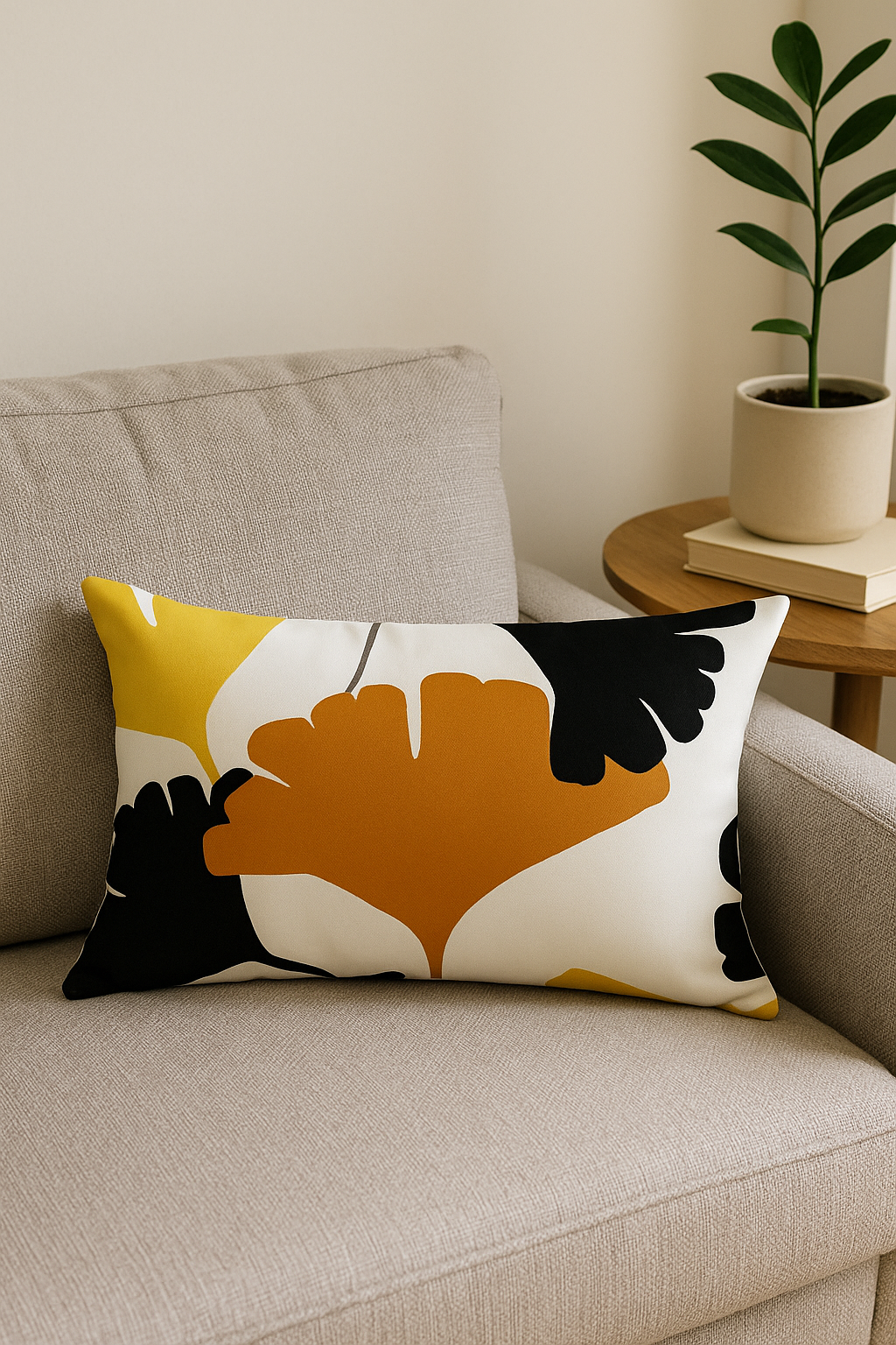 housse de coussin rectangulaire motif géométrique nordique coloré 30 x 50 cm