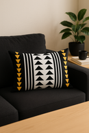 housse de coussin rectangulaire motif géométrique nordique coloré 30x50 cm