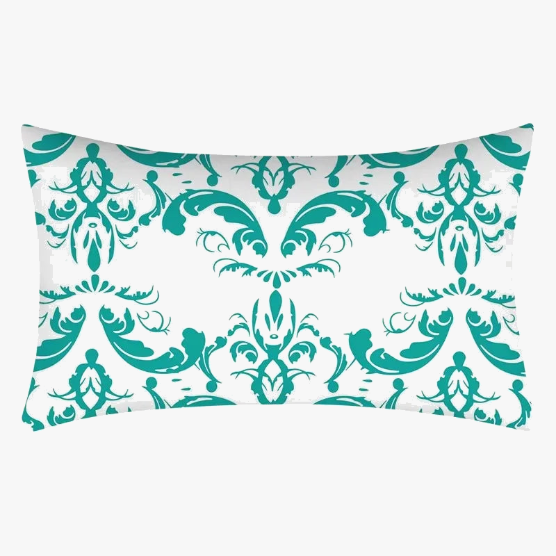 housse de coussin rectangulaire motif mandala géométrique 30 x 50 cm