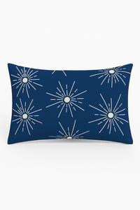 housse de coussin rectangulaire polyester motif mandala géométrique élégant