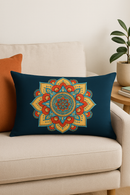 housse de coussin rectangulaire vintage motif mandala élégant