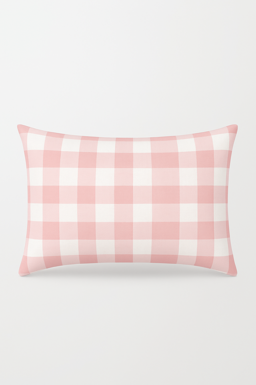 housse de coussin rose à motif géométrique tendance pour la maison