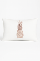 housse de coussin rose motif géométrique décoratif pour la maison
