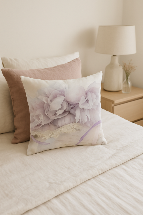 housse de coussin rose style nordique pour mariage déco canapé lit - vue 2 sur 2