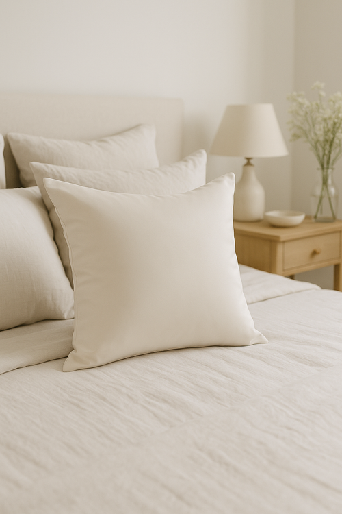 housse de coussin similicuir 45x45 60x60cm pour canapé-lit décoratif - vue 2 sur 2