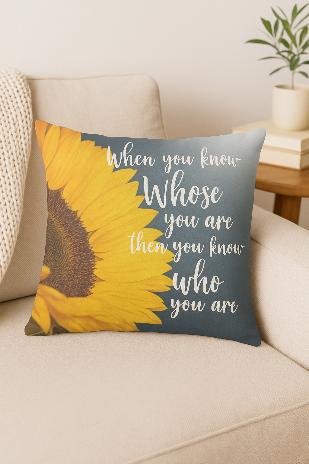 housse de coussin tournesol décoratif pour été et intérieur - vue 3 sur 2