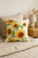 housse de coussin tournesol pour un été coloré