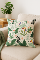 housse de coussin tropicale pour canapé élégant et moderne