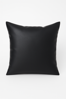 housse de coussin unie en similicuir plusieurs tailles disponibles