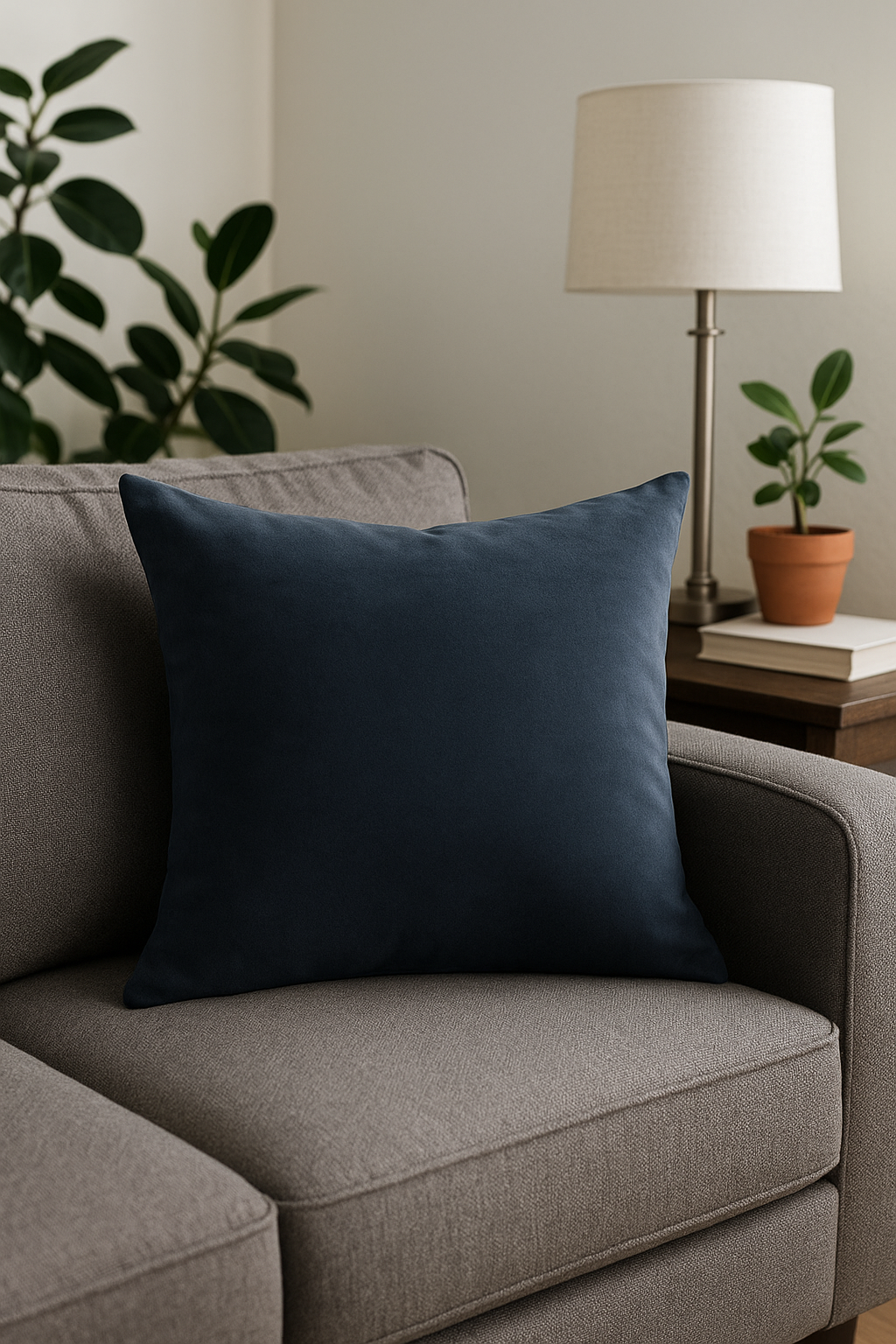 housse de coussin velours doux personnalisable en 25 couleurs