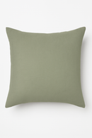 housse de coussin verte géométrique abstraite pour canapé