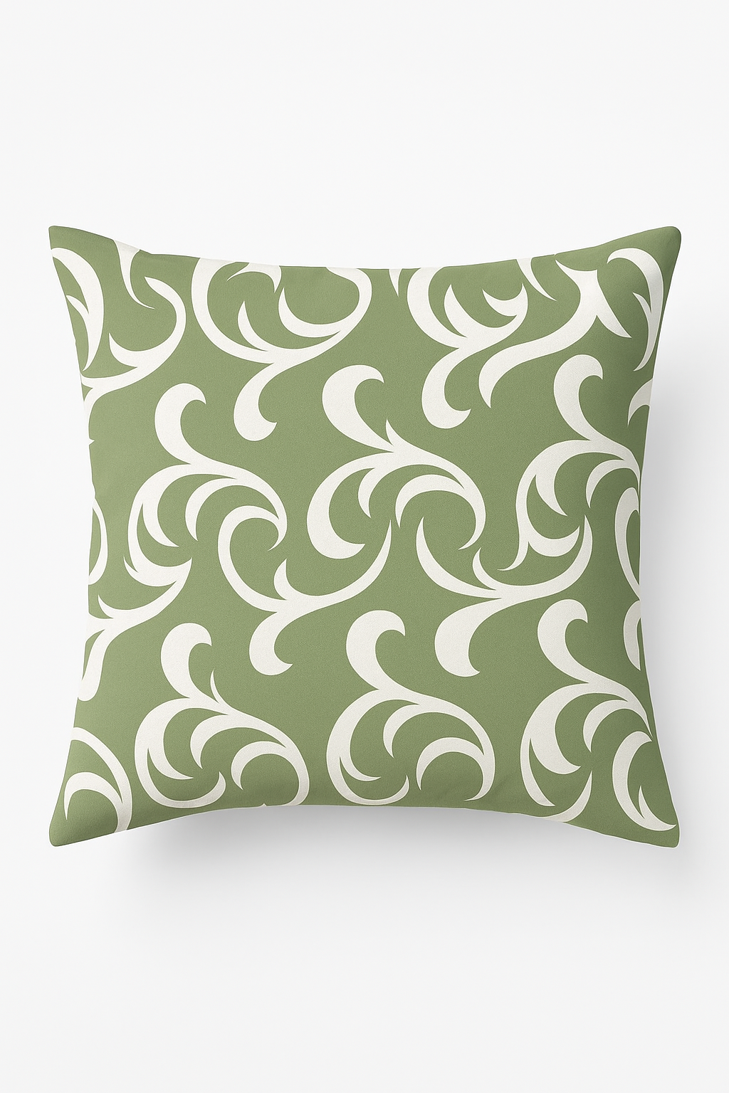 housse de coussin verte géométrique décorative pour canapé