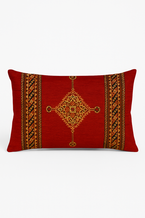 housse de coussin vintage à motif mandala ethnique pour canapé et lit