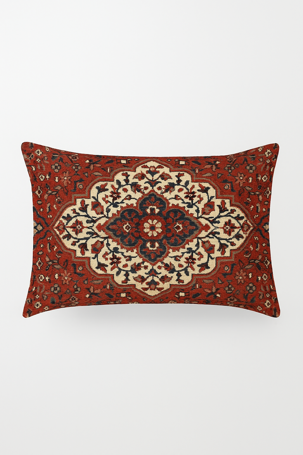 housse de coussin vintage à motif mandala pour déco intérieure