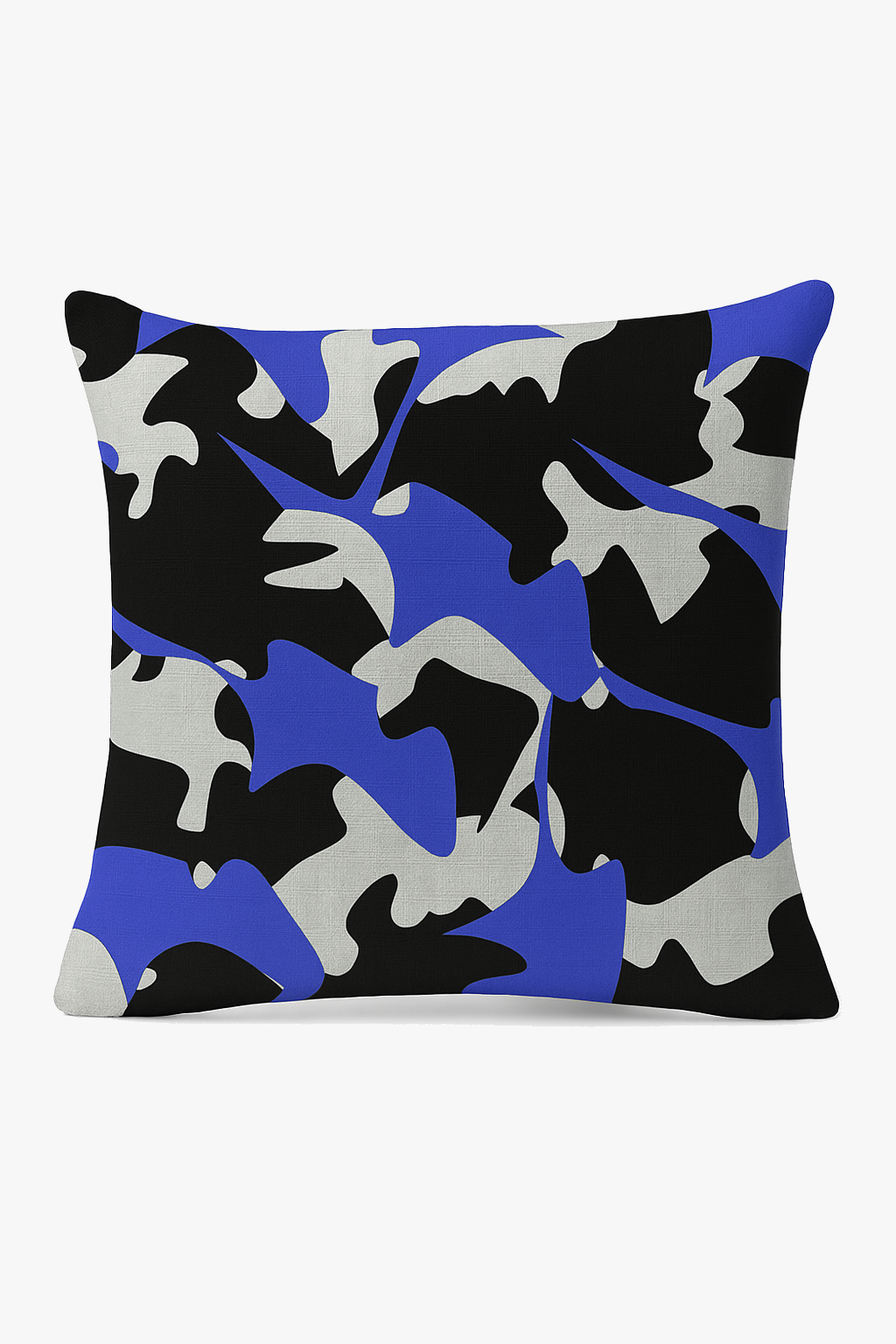 housses de coussin camouflage militaire design géométrique décoratif