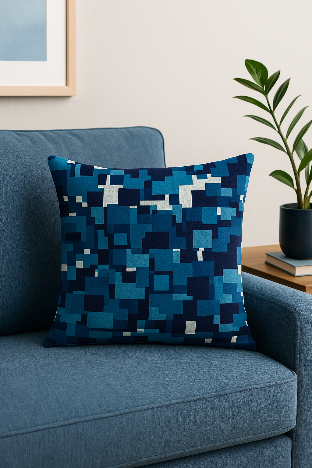 housses de coussin camouflage militaire motif géométrique décoratif - vue 3 sur 2