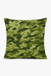 housses de coussin camouflage militaire motifs géométriques décoratifs