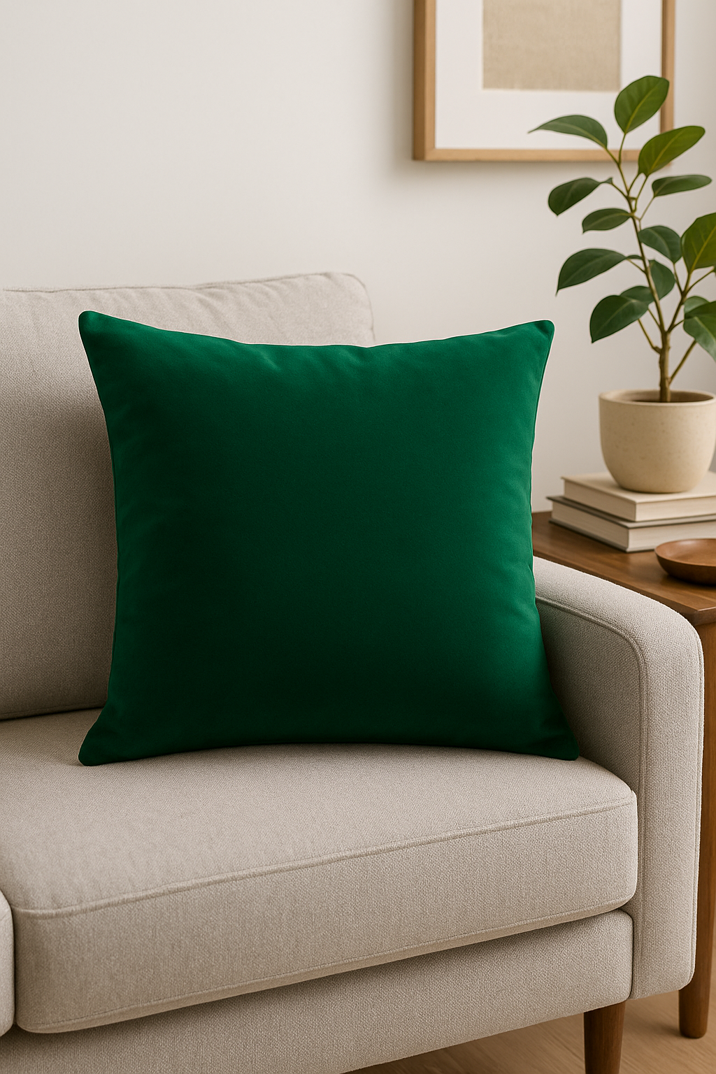 housses de coussin en velours unies pour décoration 45 50 60 cm - vue 3 sur 2